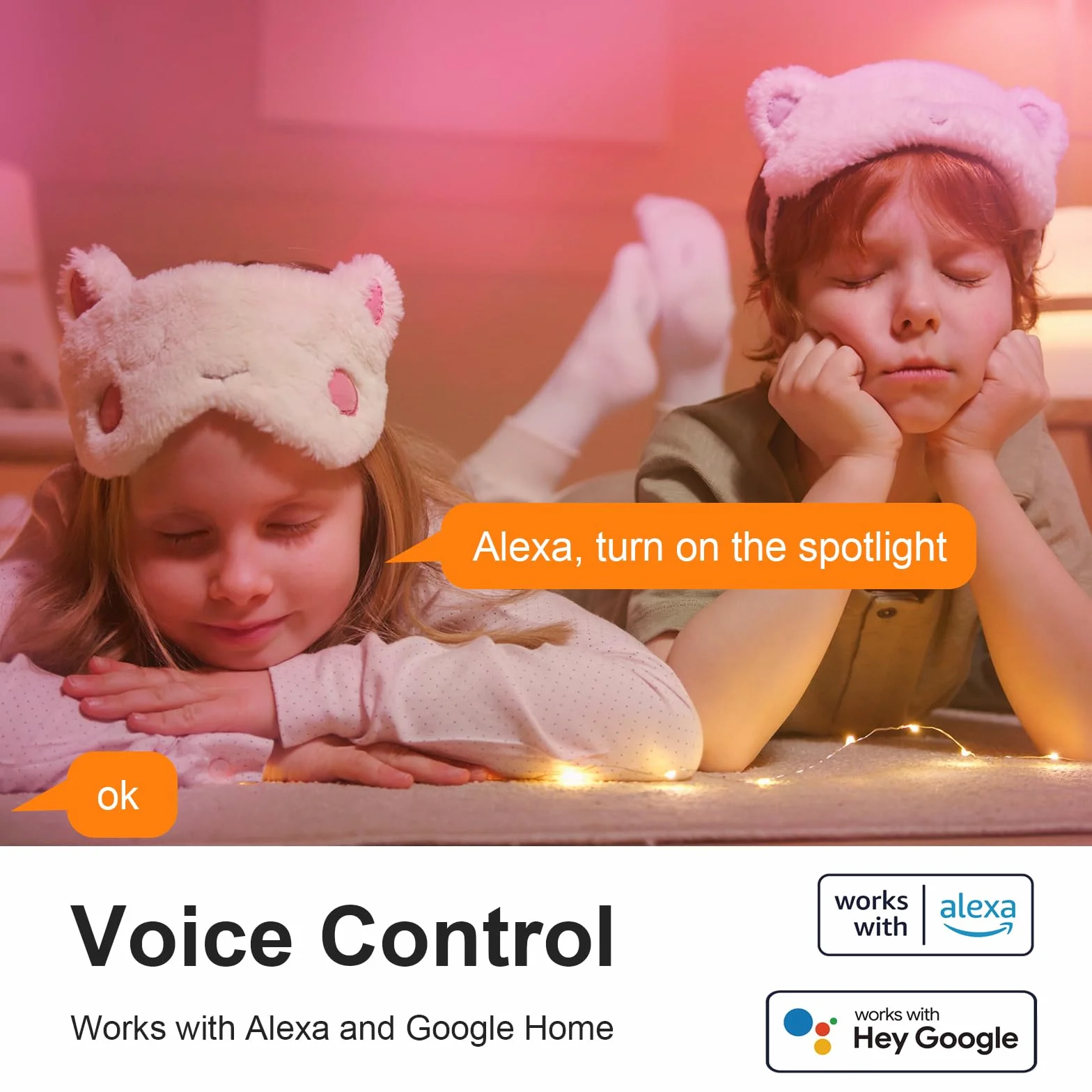 ANTELA Ampoule Connectée WiFi GU10 4,5W 350LM LED RGB 2700K-6500K Compatible Alexa Google Home 40° 4 PCS