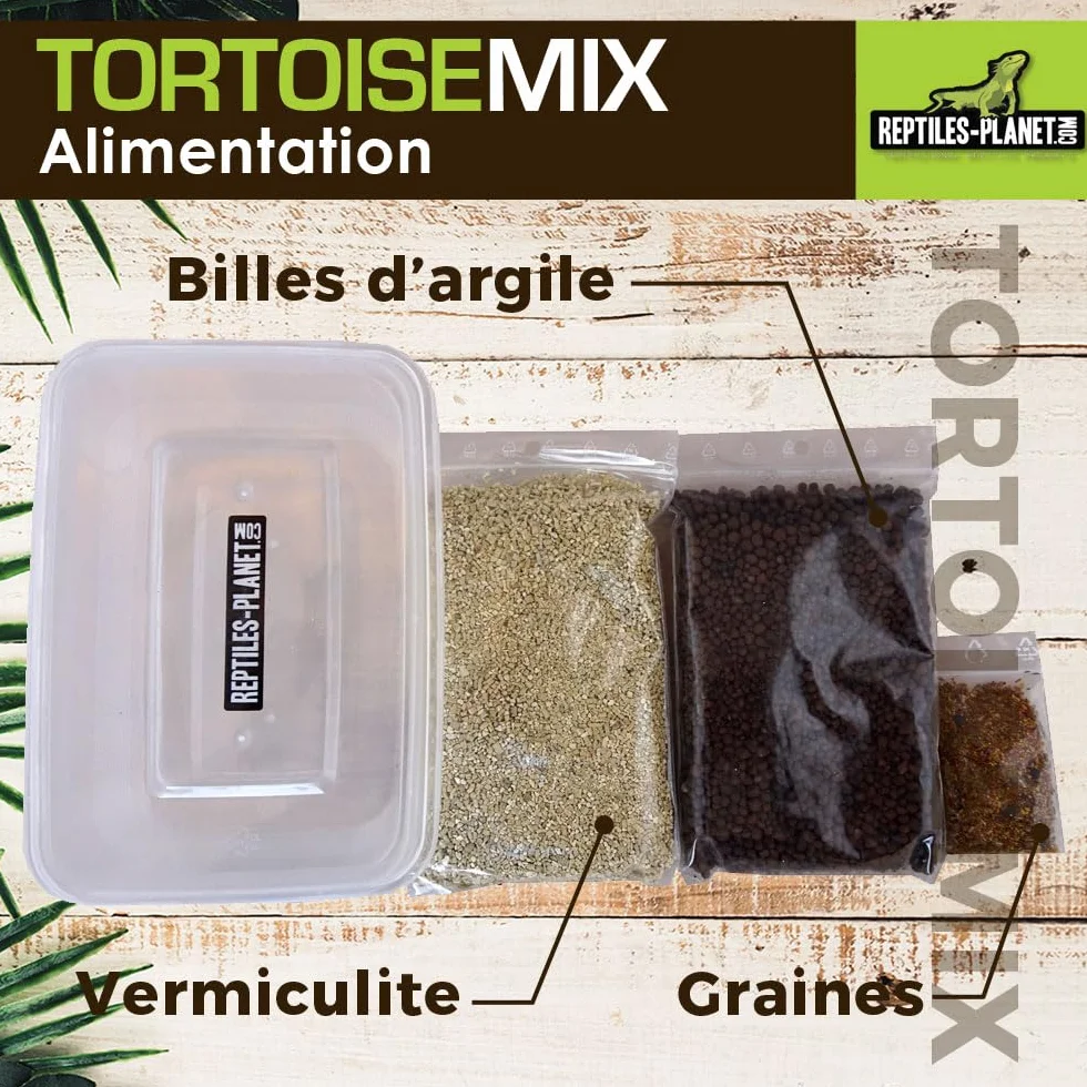 Reptiles Planet Tortoisemix Mélange de Graines à Germer Nourriture pour Tortues Terrestres