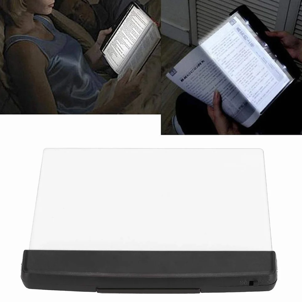 Lampe de Lecture LED Portable Wedge Book Eye Care Signet Light pour Lit Voiture