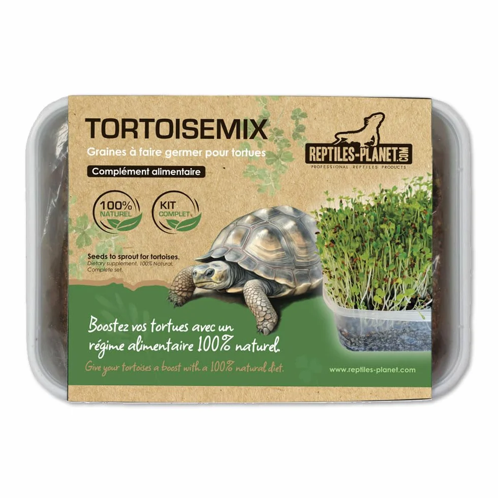 Reptiles Planet Tortoisemix Mélange de Graines à Germer Nourriture pour Tortues Terrestres