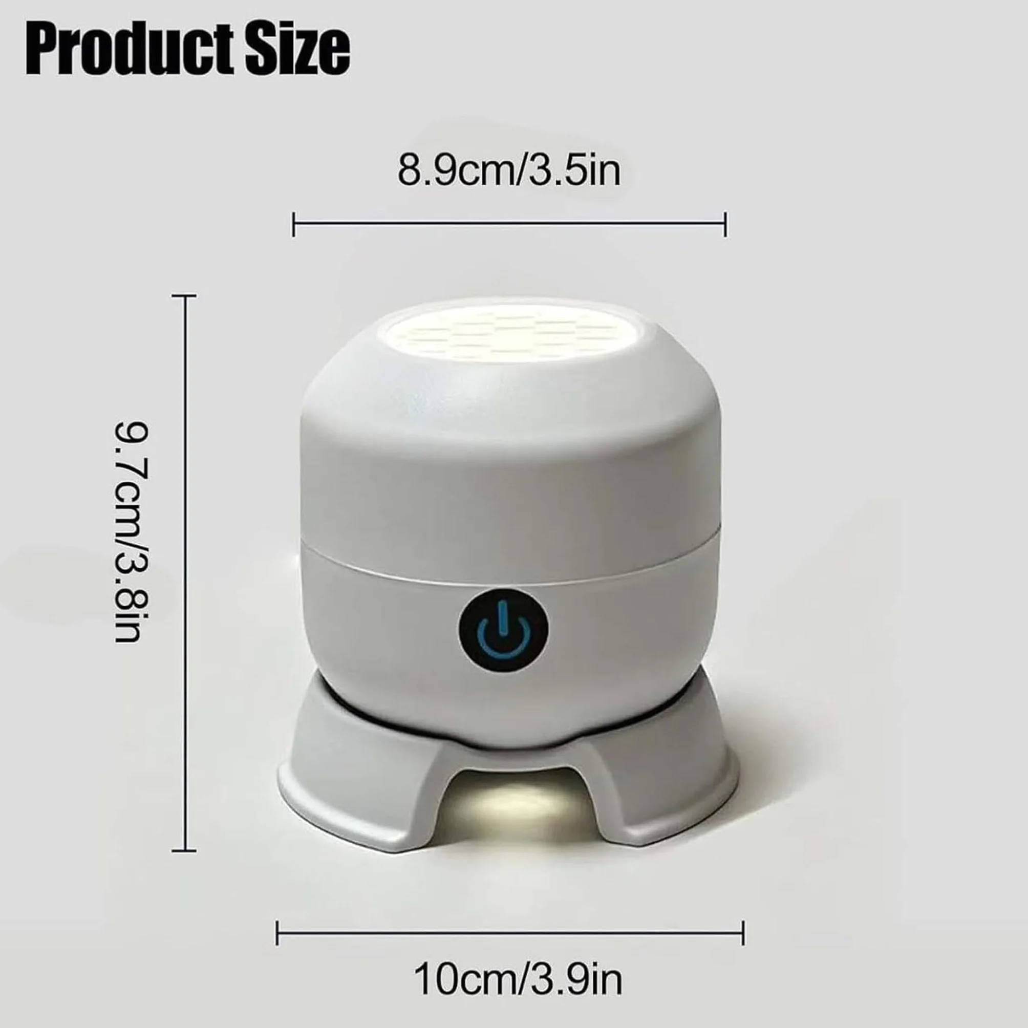 Projecteur LED rotatif 360° USB, lumière nocturne flocon de neige/océan, lumière d'ambiance LED à intensité variable
