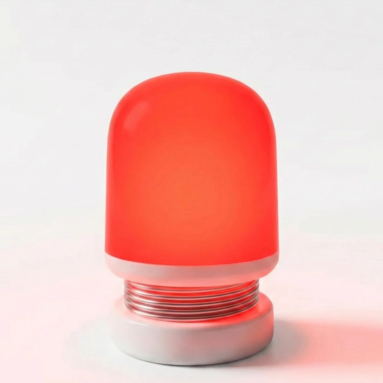 Lampe de nuit ambre rouge sommeil 1600K 625nm sans lumière bleue rechargeable USB-C
