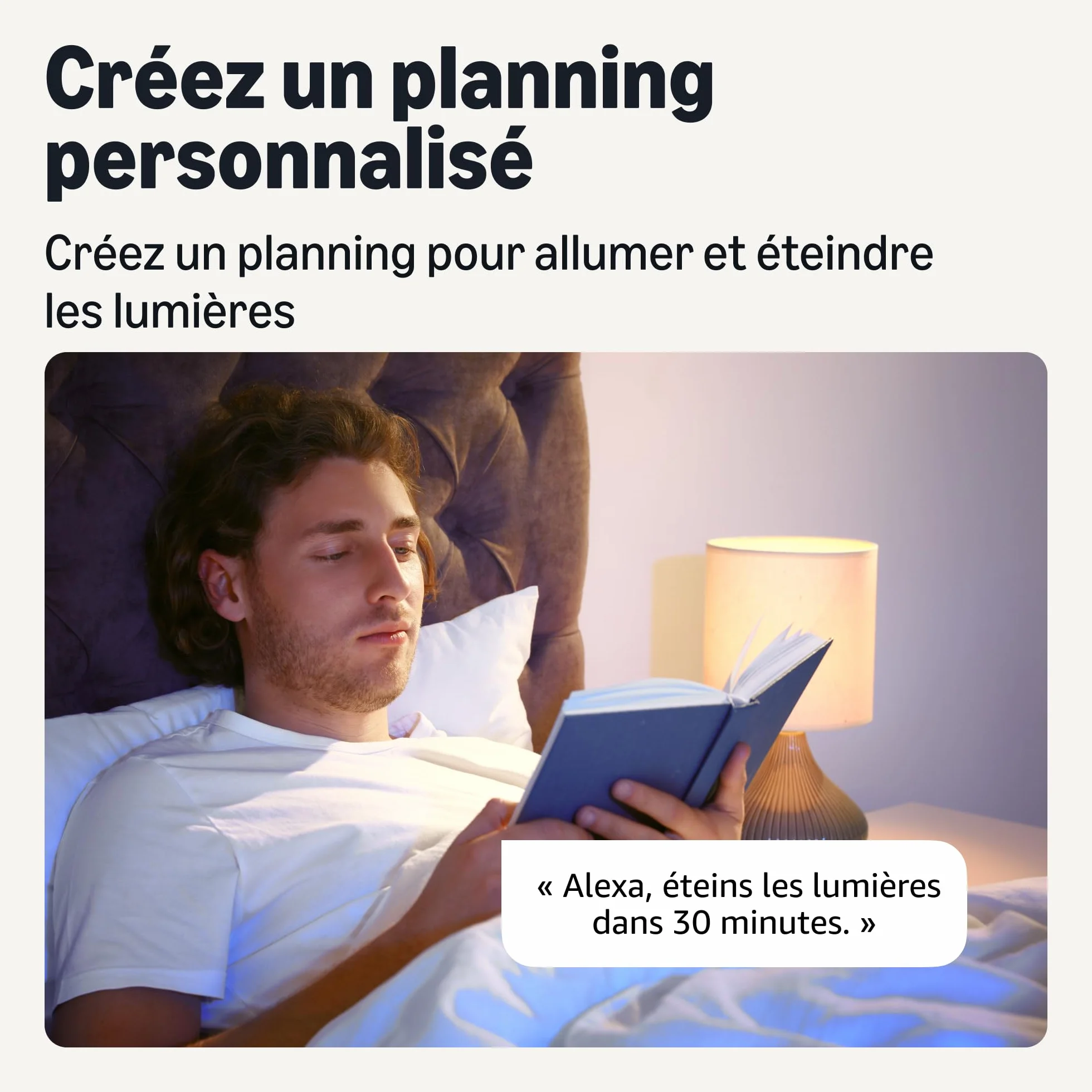 Amazon Basics Lot de 4 ampoules intelligentes E14, Wi-Fi 2,4 GHz, compatible Alexa, changement de couleur