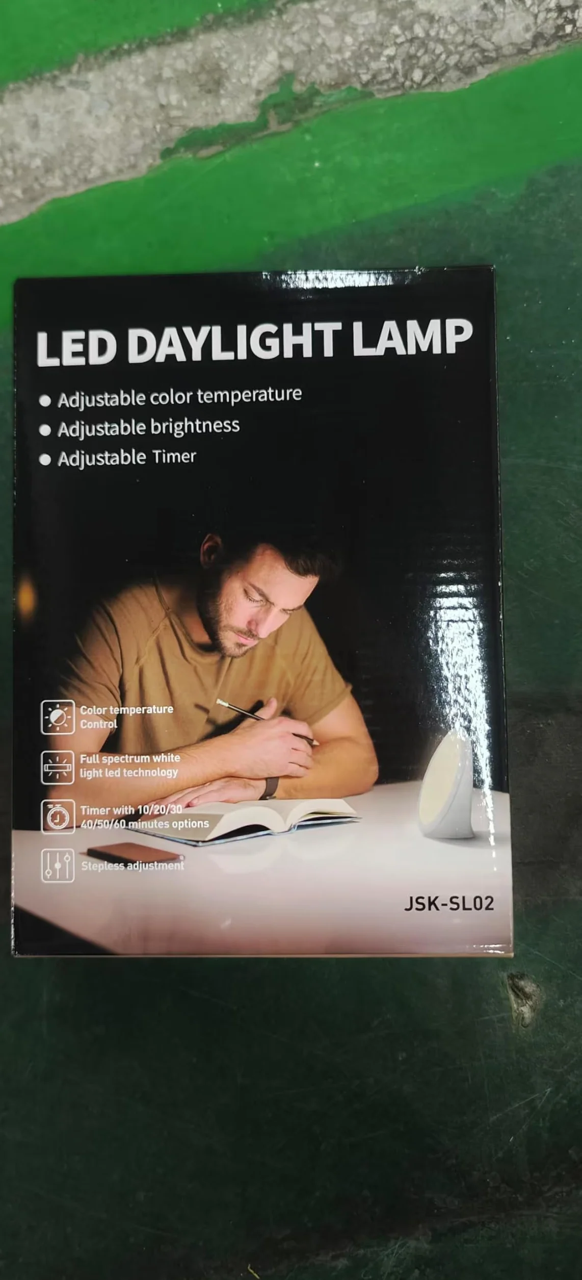 Lampe Luminothérapie 10000 Lux, Lumière du Jour Minuteur, 3 Températures 5 Luminosités, Spectre Complet sans UV