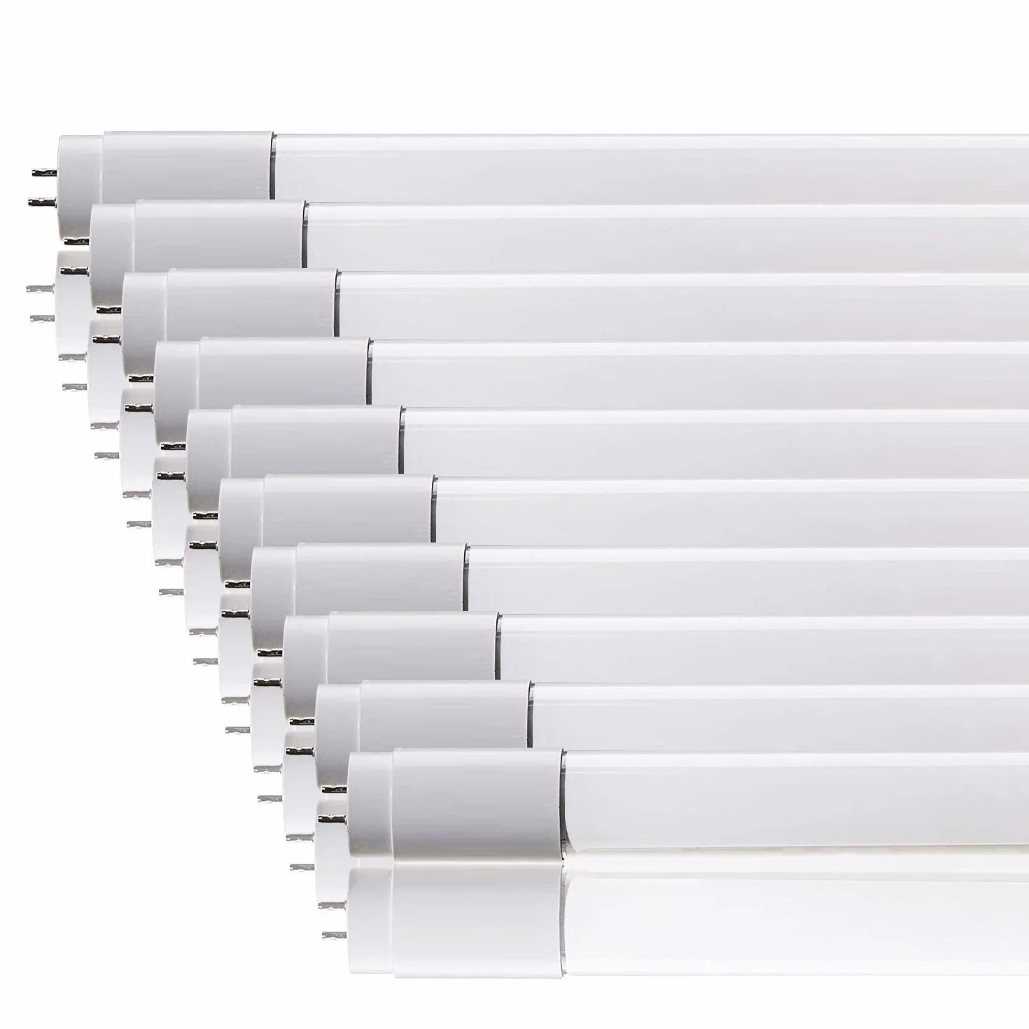 Lot de 10 tubes LED 120 cm 18 W 6400 K 1600 lm équivalent 36 W angle 160°