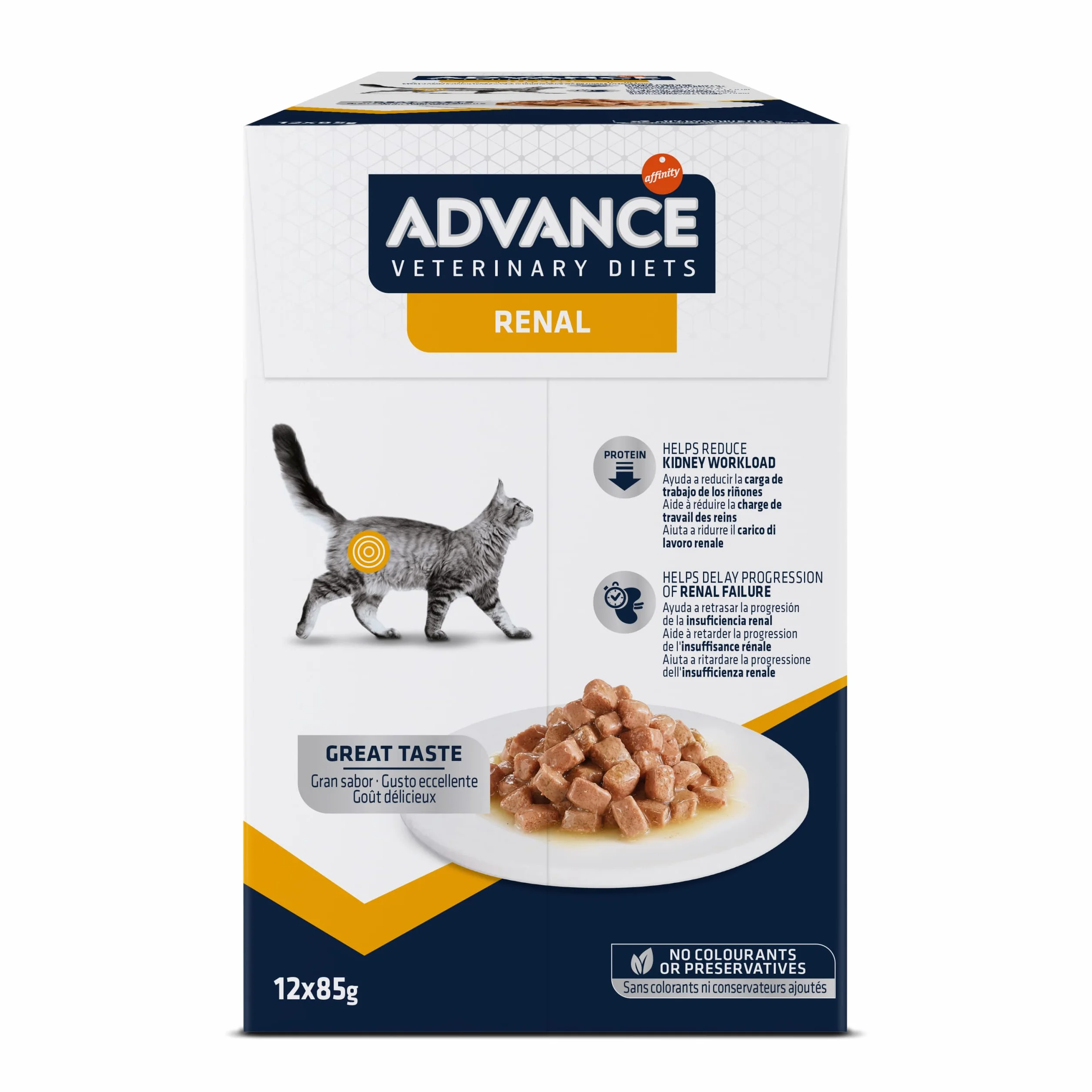 Advance Veterinary Diets Renal Nourriture Humide pour Chats Multipack 12x85g