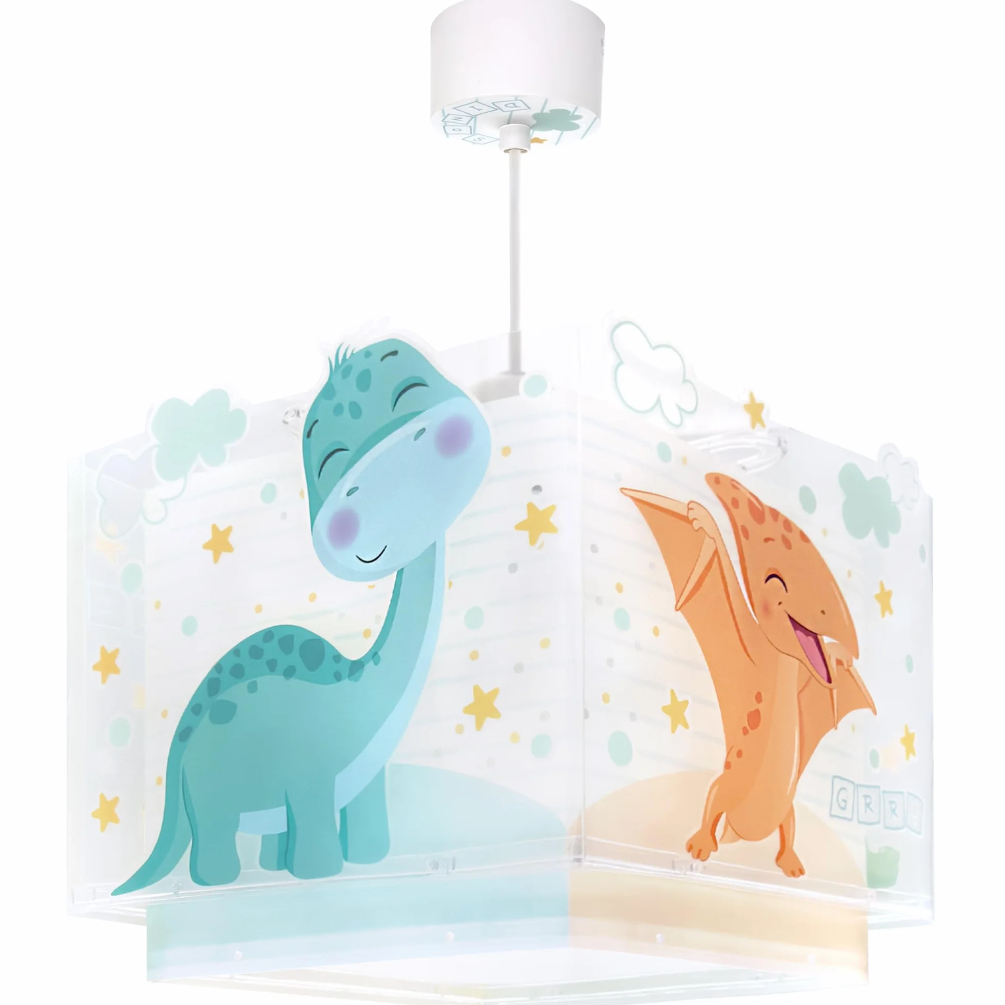 Dalber Lampe Suspension Enfants Dinos Dinosaures E27