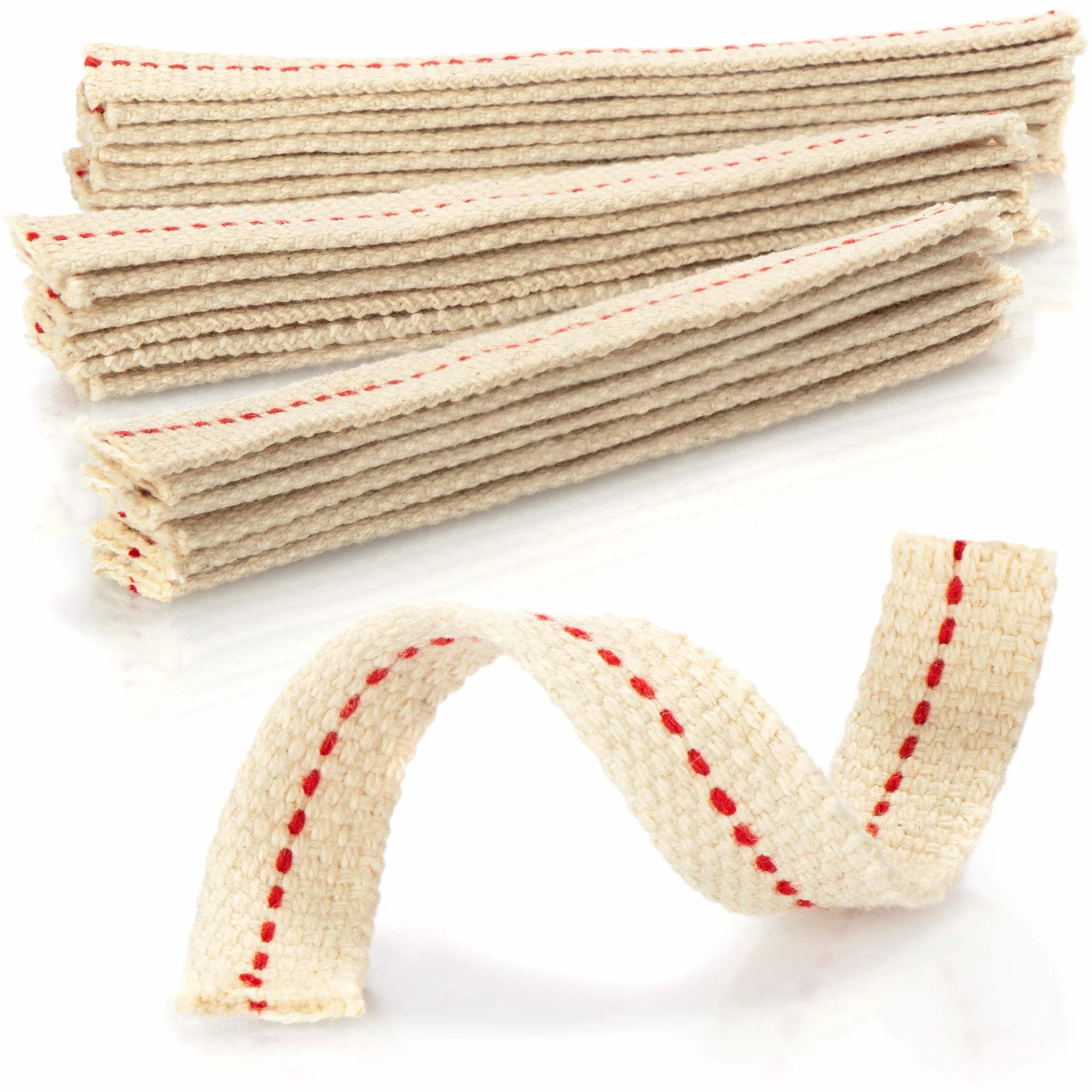 COM-FOUR® Mèche pour Lampes à Huile 12 cm x 13 mm - Rechange pour Lampes de Jardin