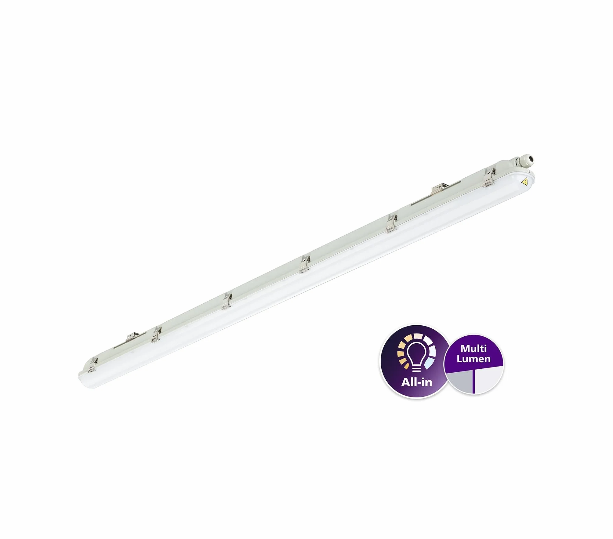 Philips Réglette LED Étanche Ledinaire WT065C 30/53W 4100/6800lm 840 Blanc Froid 150cm