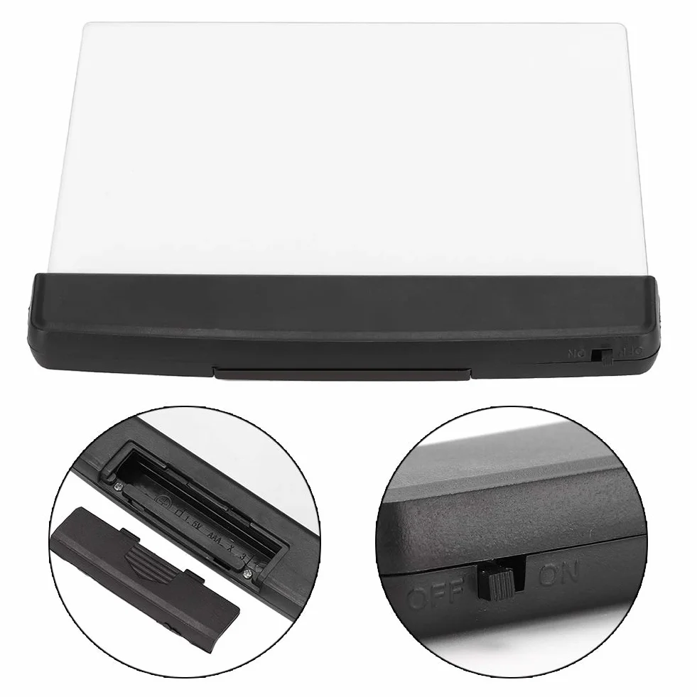 Lampe de Lecture LED Portable Wedge Book Eye Care Signet Light pour Lit Voiture