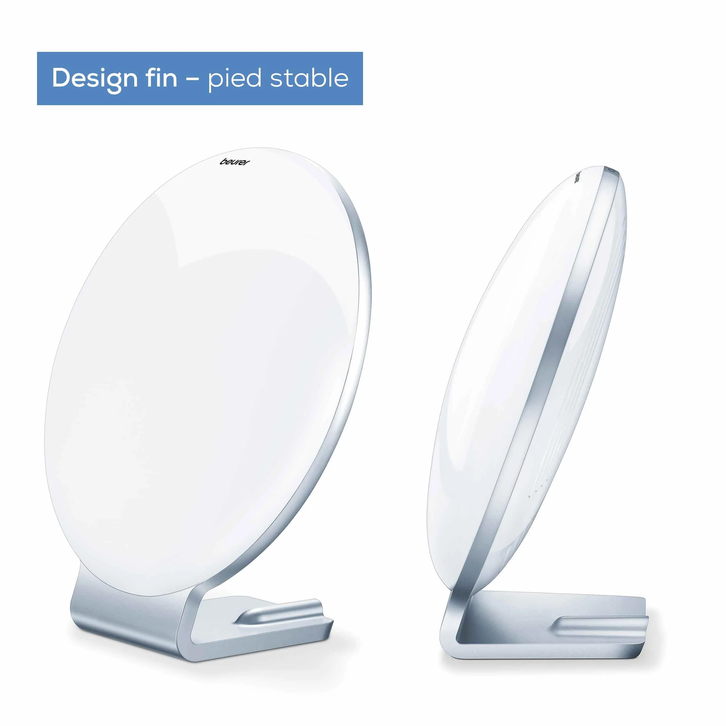Beurer TL 50 Lampe de luminothérapie 10 000 Lux Simulation Lumière du Jour Argent/Blanc