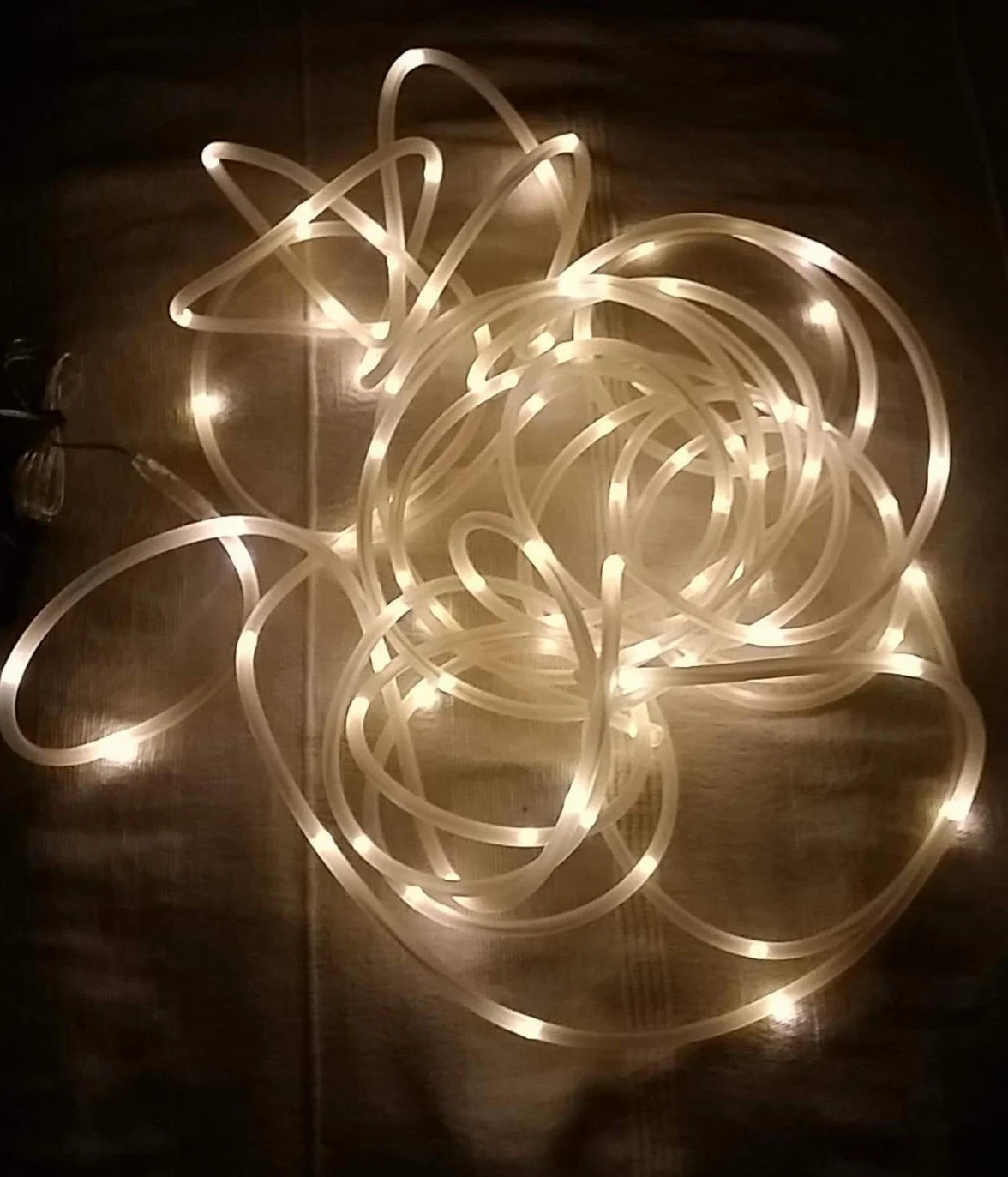 BXROIU Solaire Tubes Lumineux 10 Mètres 100LEDs Guirlande Solaire Blanc chaud