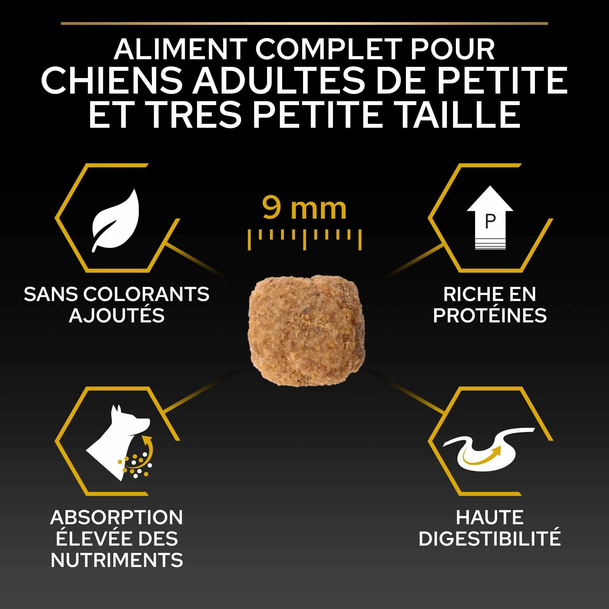 PRO PLAN Small & Mini Adult Light Sterilised Riche en Poulet 3KG Croquettes pour chiens adultes