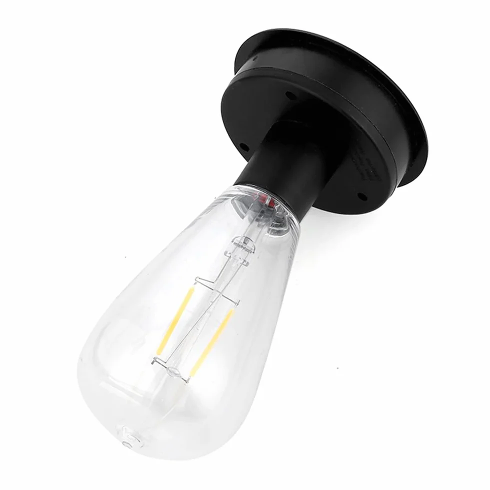 DION Ampoule Solaire 7 cm Étanche Lumière Chaude Lanterne Solaire Exterieur Marche/Arrêt Automatique