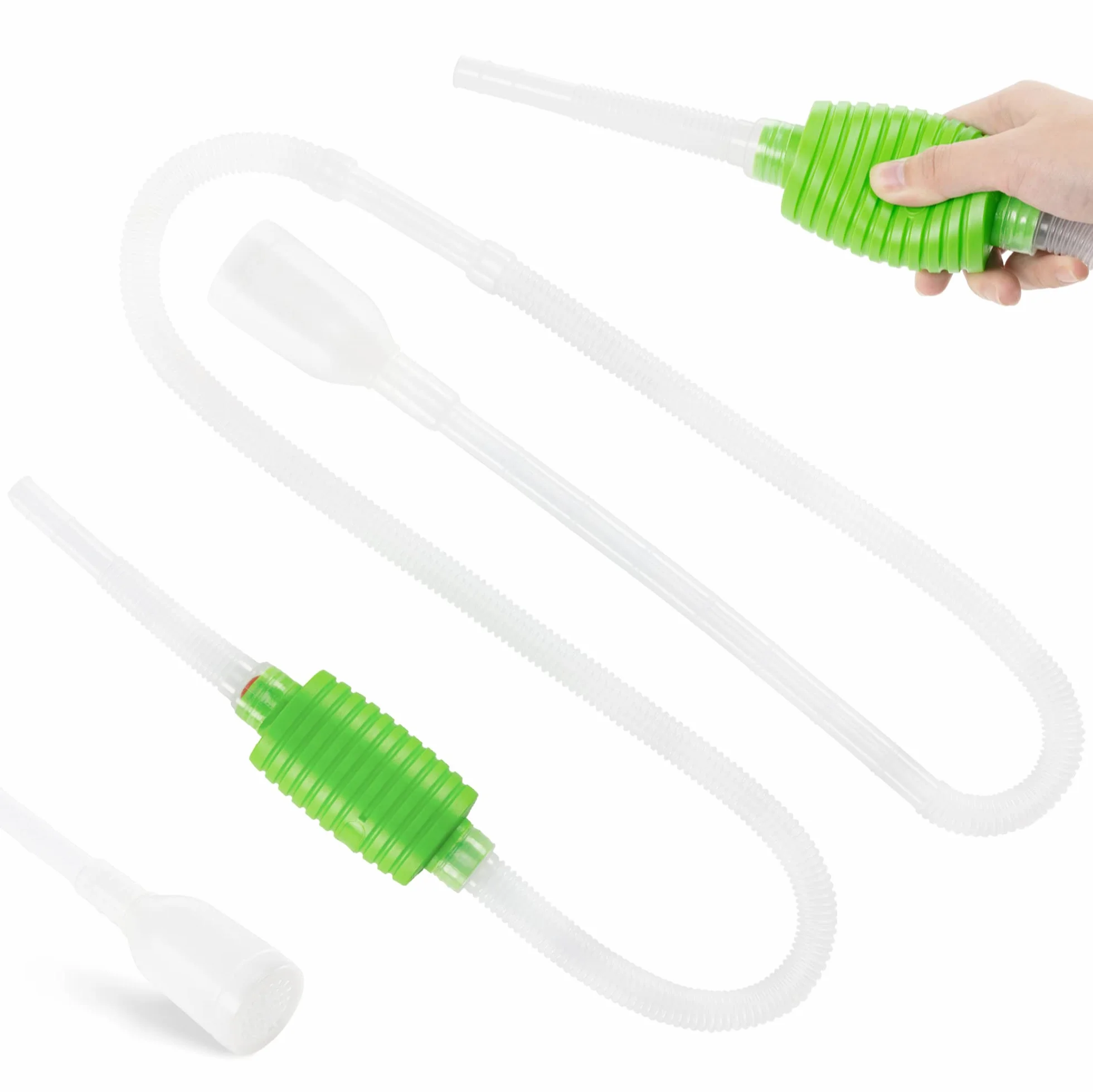 Luigi's Aspirateur Aquarium Kit Pompe Nettoyage Siphon Puissant Vidange Complète Filtre Gravier