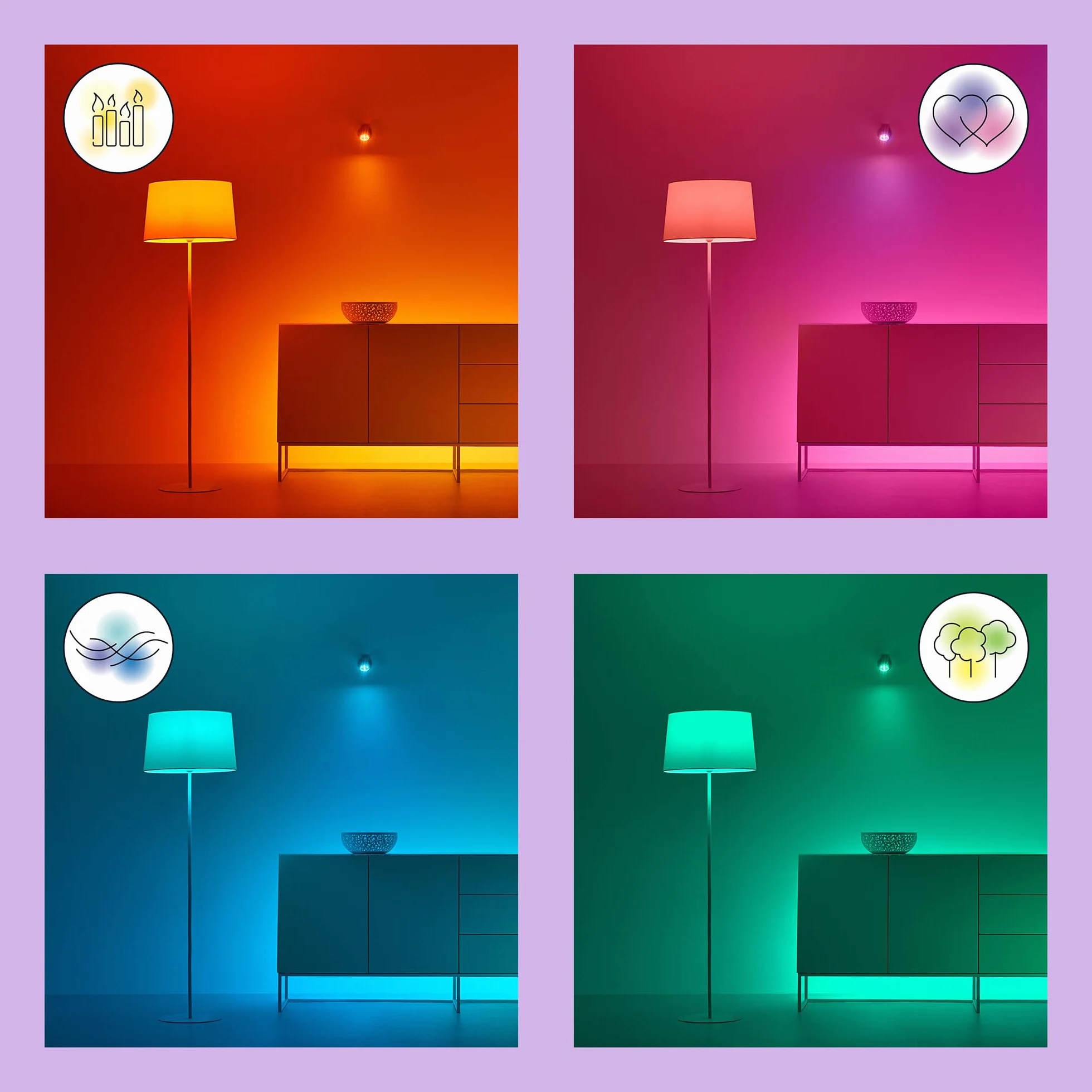 WIZ Smart Button, Télécommande sans fil, Noir, Configurable depuis l'application WIZ