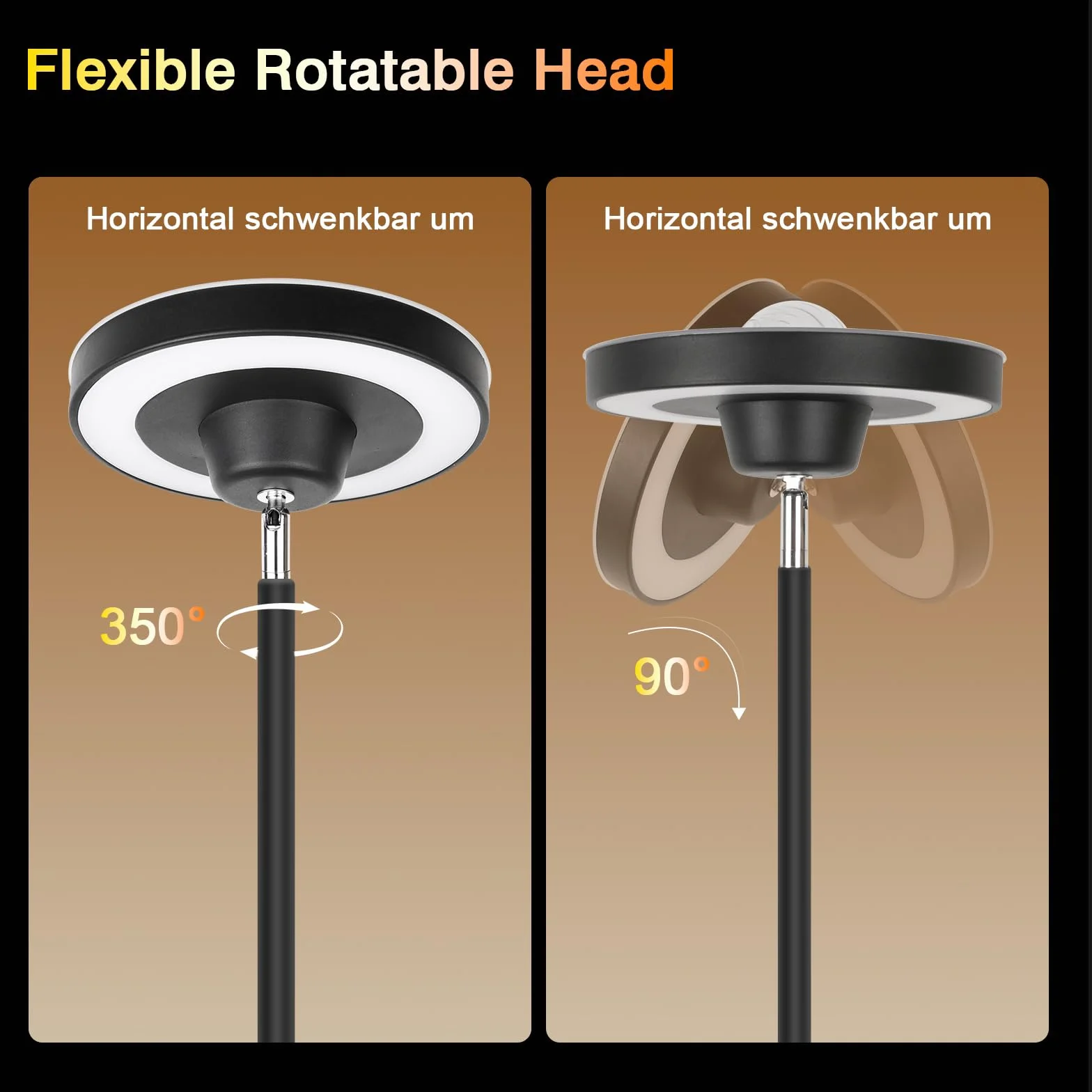 Lampadaire LED RGB avec Télécommande Projecteur Ciel Étoilé Dimmable Noir