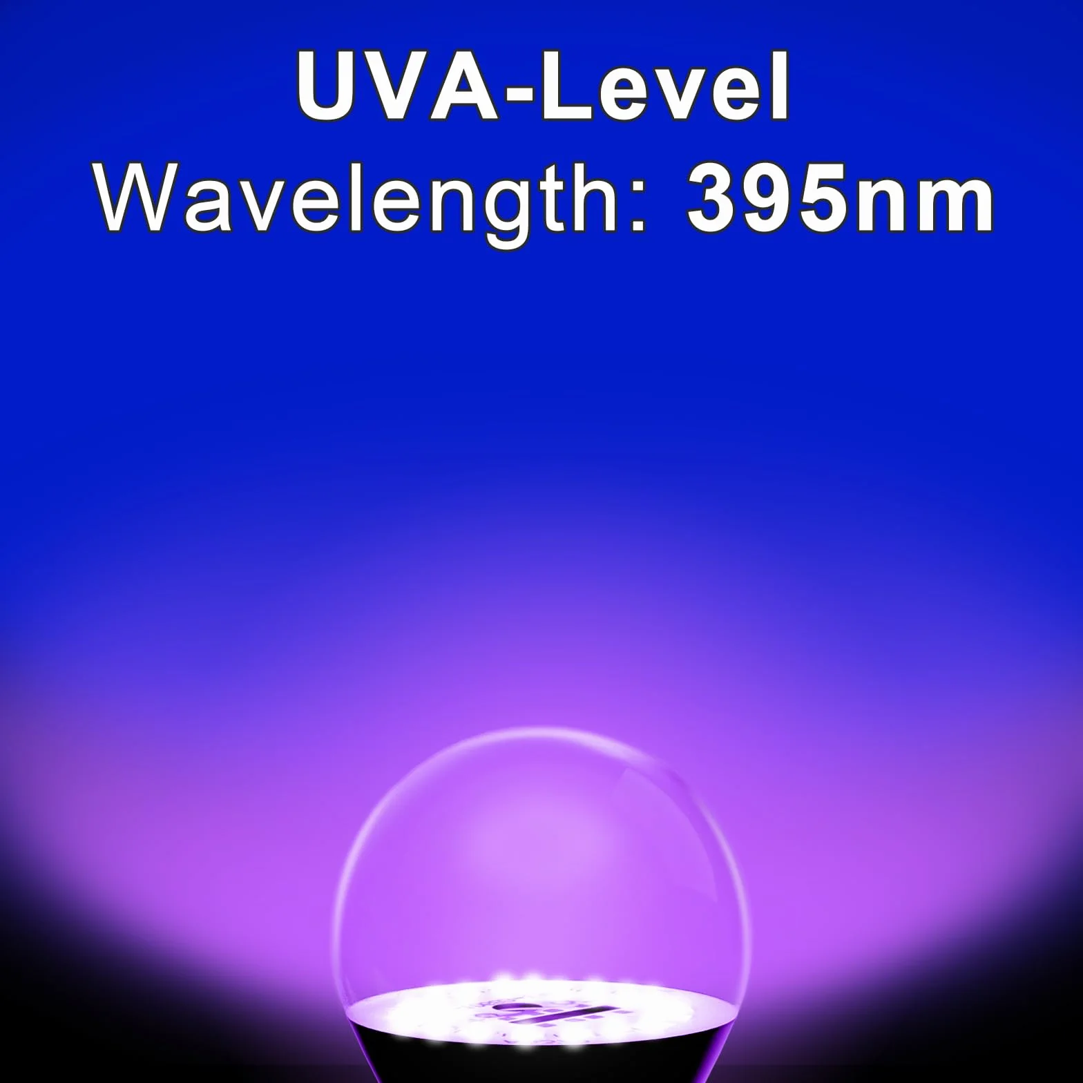 CREATESTAR LED UV Ampoule 12W E27 395NM UVA Lot de 2 Lumière Noire