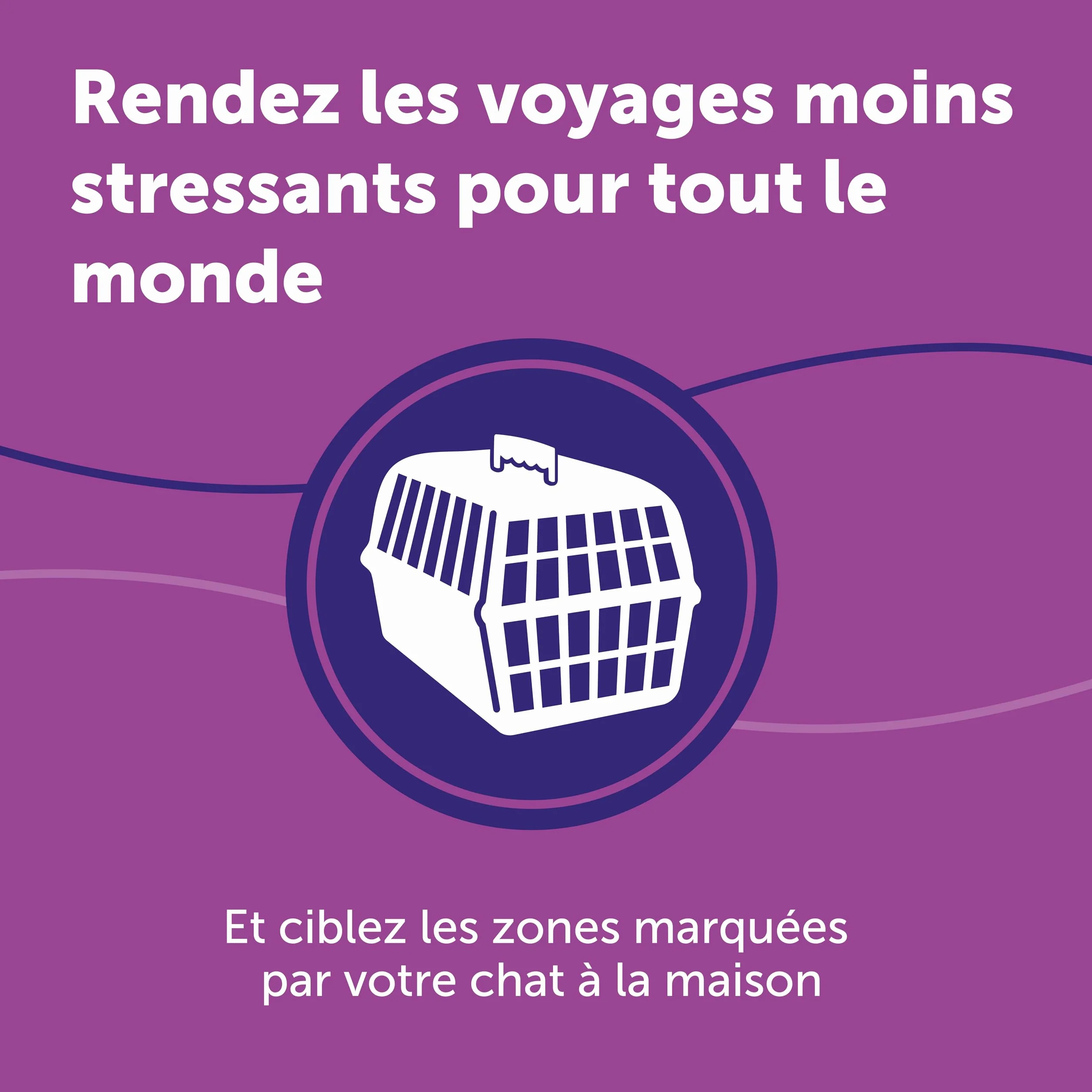 FELIWAY Classic Spray 60 ml - Phéromones Apaisantes pour Chats - Apaise le Stress et le Transport
