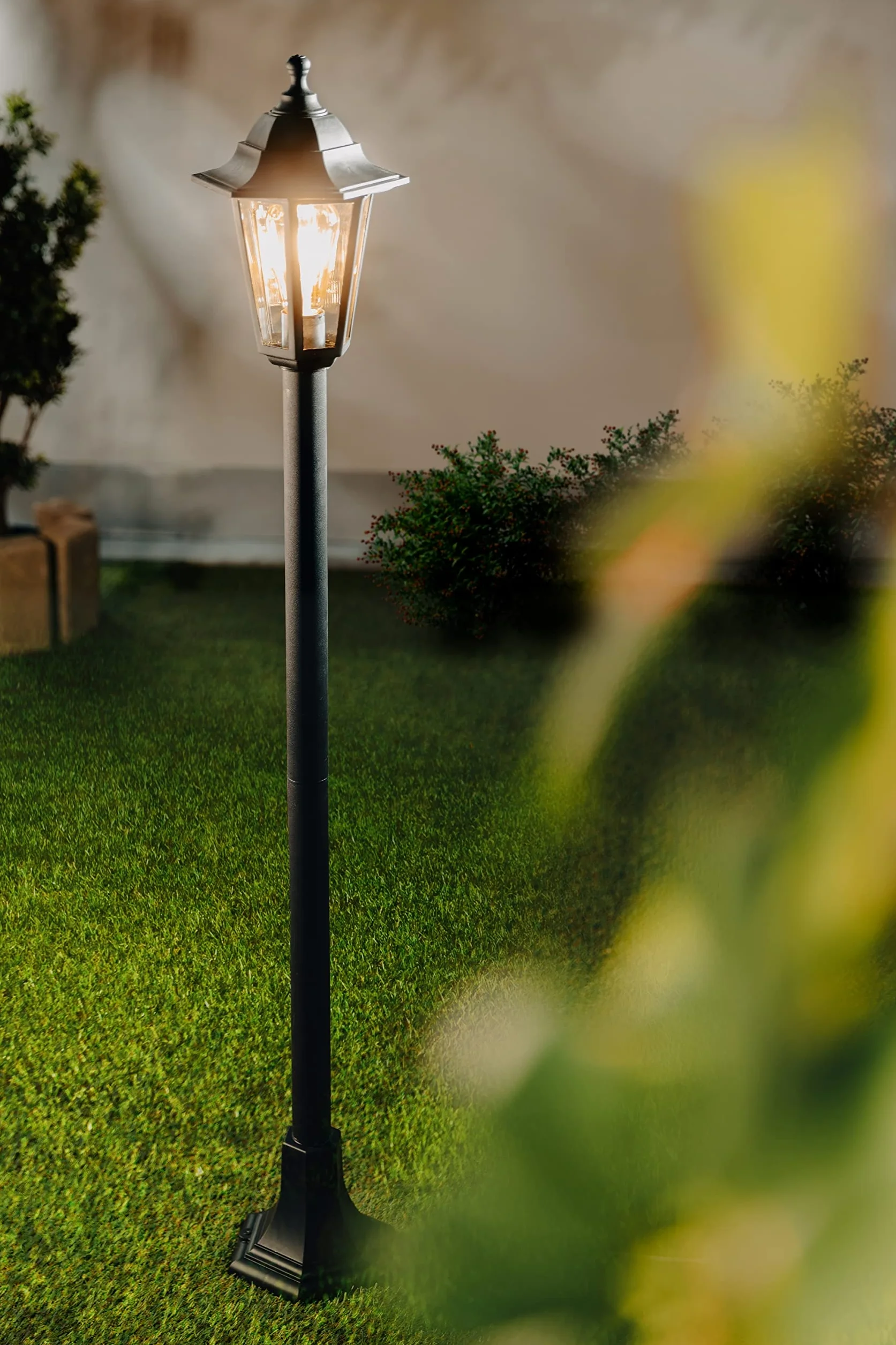 CGC Lighting Lampadaire d'extérieur sur pied traditionnel vintage jardin