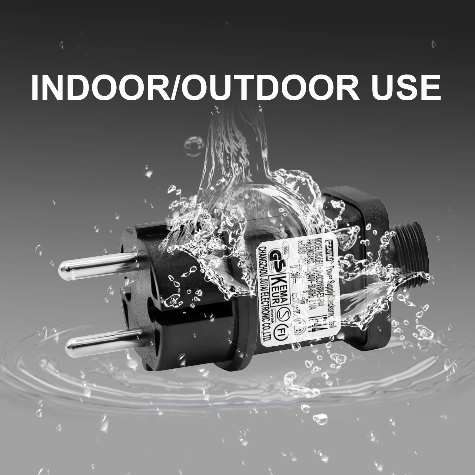 Transformateur LED CZJUTAI 31V 6W IP44 Alimentation éclairage Noël Prise européenne
