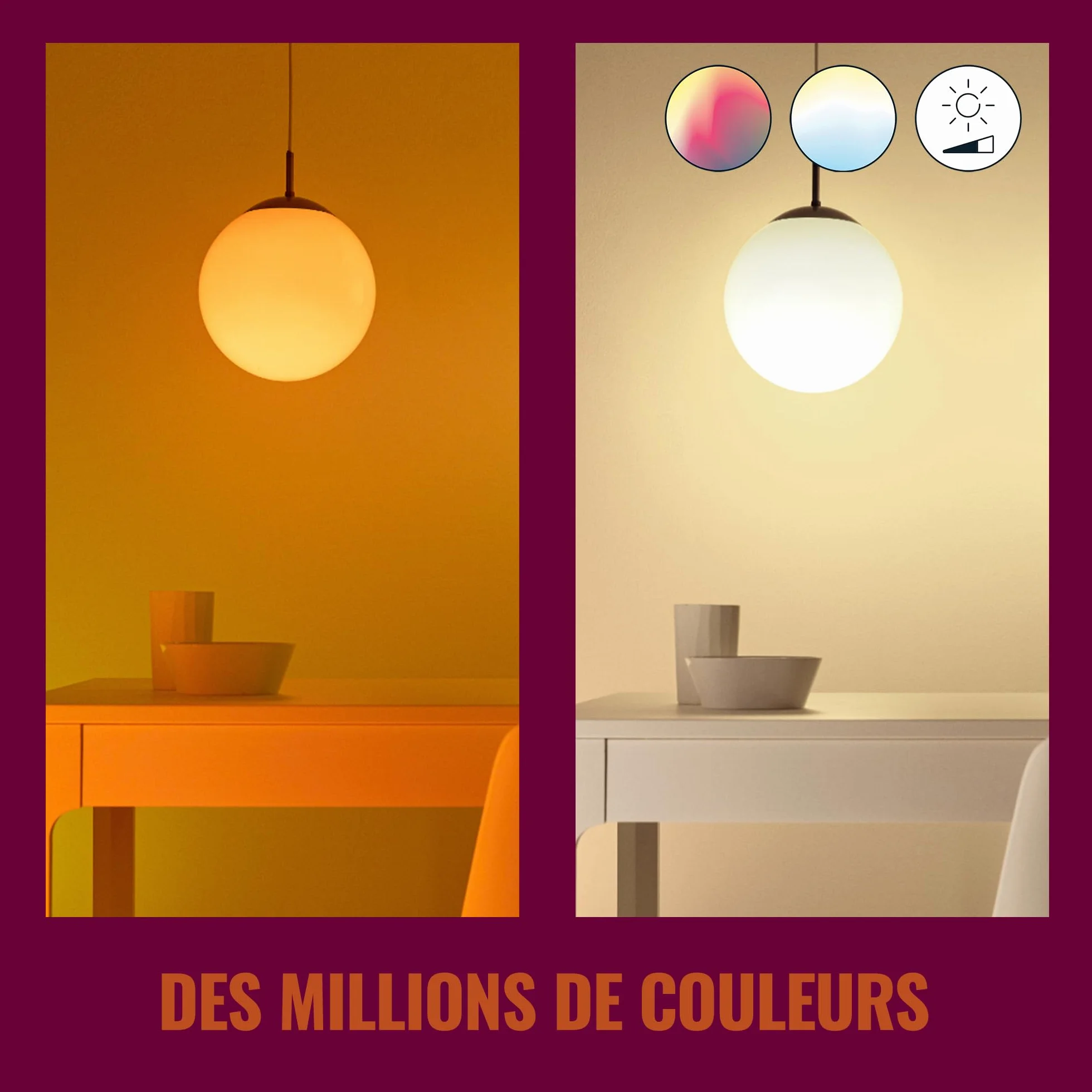WiZ ampoule Wi-Fi E14 40W 470 lumen compatible Alexa Google Assistant Apple HomeKit