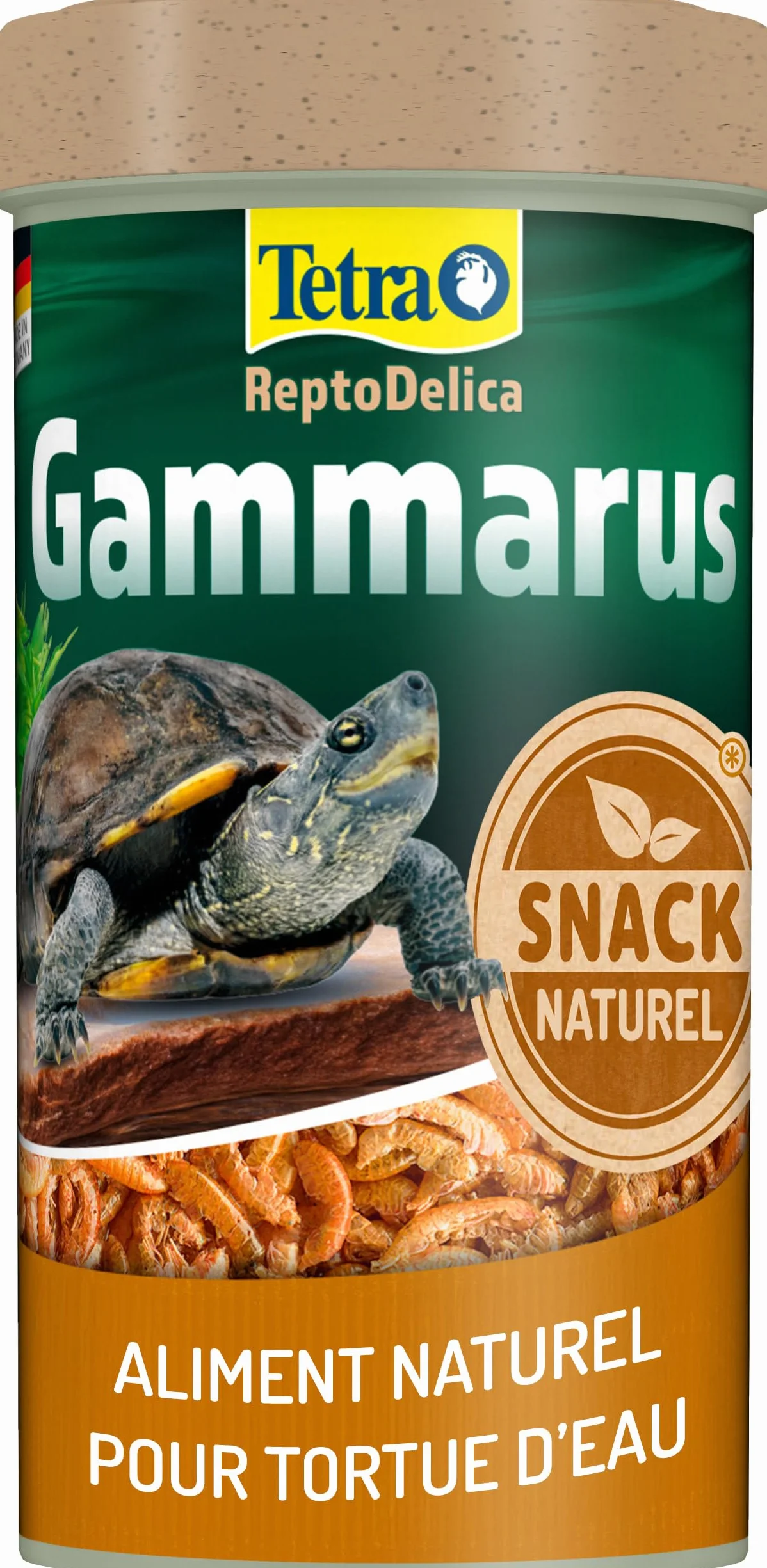 TETRA Gammarus Complément Alimentaire Naturel pour Tortues d'Eau 1 Litre