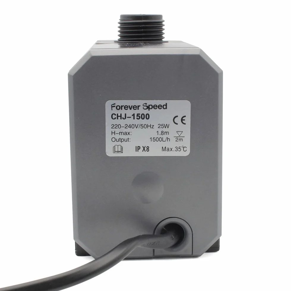 Forever Speed Pompe submersible bassin 1500L/H (500-6000 l/h)