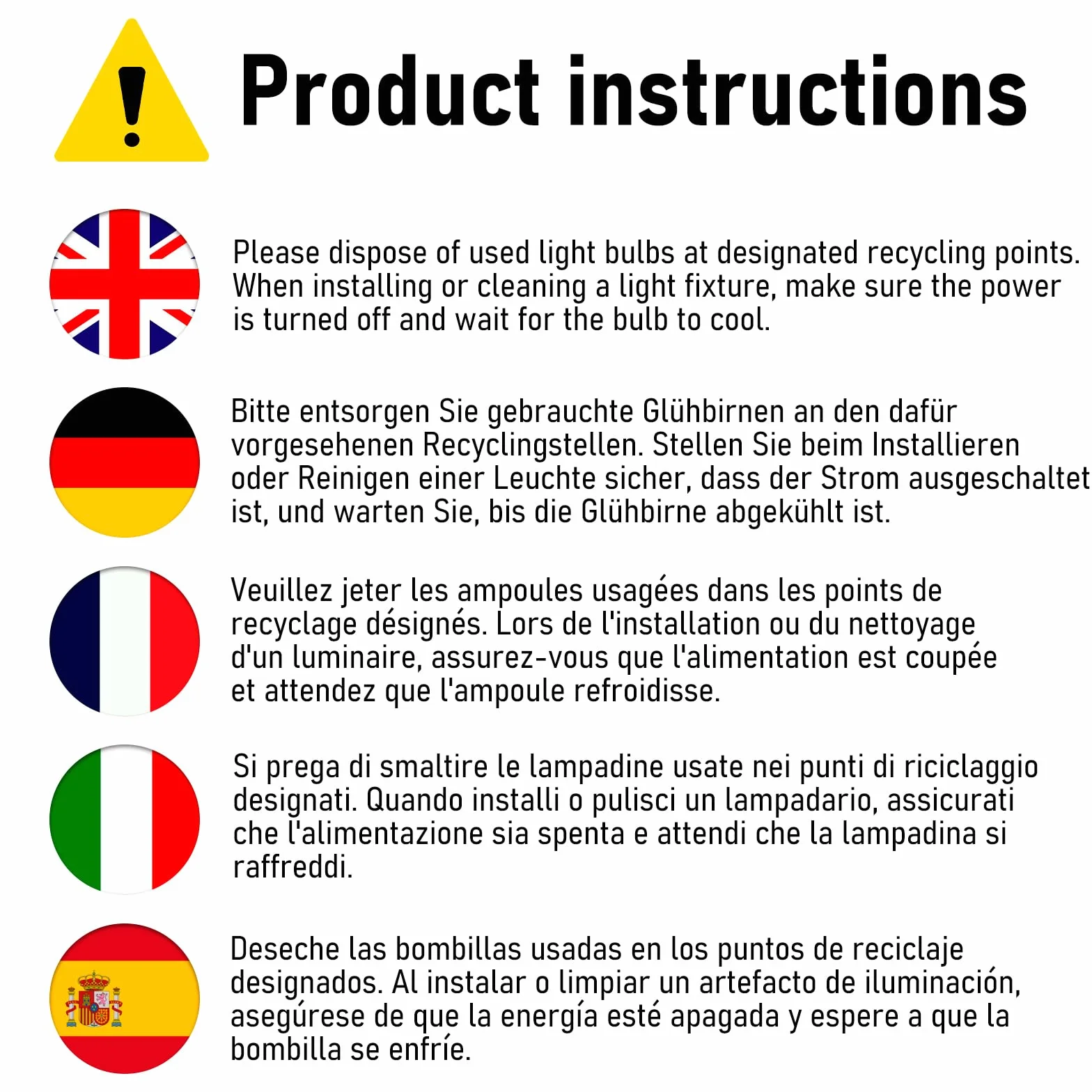 Ampoule Halogène R7S 118mm 300W 230V Dimmable Lot de 5