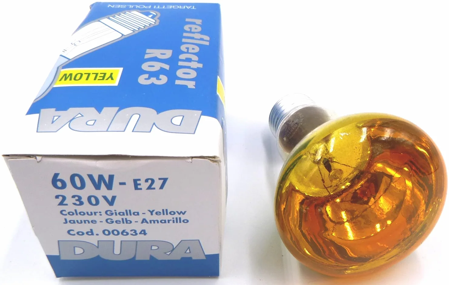 Réflecteur Lampara R63-Cupula Peinte 60W E27 Jaune